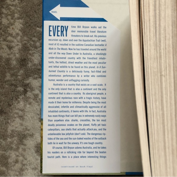 💜 3/$15 Hardcover Book: In a Sunburned Country by Bill Bryson - Picture 3 of 4